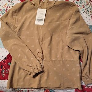 Fabletics camel color pullover